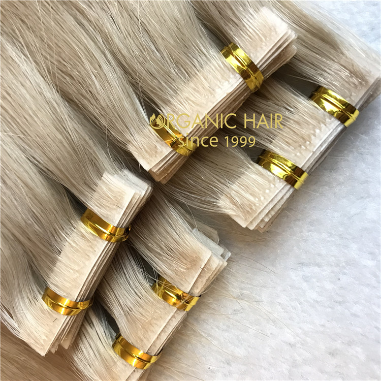 Hair extensions to order-- Skin weft hair extensions C10